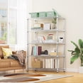 thumbnail image 6 of M MZG 5 Tiers Metal Dimensions: 47.2"W x 17.7"D x 72.3"H Shelving Unit, Silver, 6 of 8