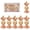 A, variant on VVQ Electroplating Christmas Candy Props, Festive Tree Pendants for Holiday Decor, Christmas Candy Decoration for Window Counter Display 5 Pcs 7.8x4.5x1.5 in