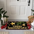 thumbnail image 2 of Dmlowu Christmas Doormat - Non Slip Christmas Front Door Mat for Outdoor Entryway, Merry Xmas Decor Rug for Kitchen, Bedroom & Bathroom, 16x24" Holiday Christmas Door Mat, 2 of 6