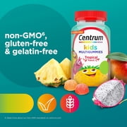 Centrum Multigummies Multivitamin Supplement Gummies, Tropical Punch, 110 Count, for Kids
