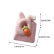 thumbnail image 3 of Teclado mecánico con teclas de perfil bajo, diseño de conejito con forma de pata, forma de gato adorable, distribución ergonómica, interruptores silenciosos con clic, marco de aluminio, para, 3 of 8