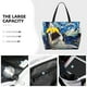 thumbnail image 3 of Fotbe Vintage Starry Sky Shark Bolsa de Viaje para Playa - Resistente al Agua, Bolsa Tote de Gran Capacidad y Ligera con 7 Bolsillos para Mujeres y Hombres, 3 of 7