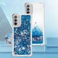 thumbnail image 6 of Slim Fit Phone Case for Motorola Moto G 5G 2022,Glitter Liquid Quicksand Effect Silicone Soft TPU Case with Camera Lens and Screen Protection for Moto G 5G 2022,LSWT Blue, 6 of 12