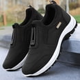 thumbnail image 6 of Men's Waterproof Hiking Shoes Slip On Walking Shoes Orthopedic Arch-Support Trainers - Lightweight Breathable Upper | Cushioned | Non-Slip Rubber Outsole | Outdoor Trail Black 42, 6 of 8