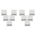 thumbnail image 1 of 10X RJ45 Network Socket - Shielded Mounted Double Wall Socket with CAT6A Ethernet LAN Cable Port, 1 of 5