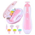thumbnail image 1 of Kit limpiador de uñas eléctrico Baby Pink con 6 cabezales intercambiables, 1 of 4