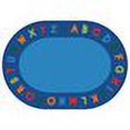 thumbnail image 2 of Carpets for Kids 2508 Alphabet Circletime - Primary 8ft 3in x 11ft 8in Oval, 2 of 2