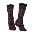 thumbnail image 3 of Goofa Ping Pong Printed Men's Crew Socks, Soft Durable Breathable Moisture-Wicking with Odor Control Cotton socks, 3 of 9