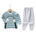 thumbnail image 1 of Conjunto de Pijamas de Niños Ticfox de Manga Larga Ropa de Dormir para Bebés y Niños, 1 of 10