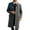 Grey, variant on Winter Coats for Men Lightweight Anoraks Warm Mid Length Coat Thick Double Faced Jacket for Autumn and Winter Stylish Outerwear for Casual or Outdoor Activities Mens Jacket Black XXL