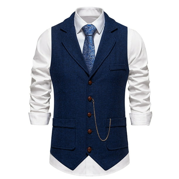 pstuiky Camiseta sin mangas para hombre, Blusa sin mangas con cuello vuelto y botones con bolsillos para hombre Camisas para hombres m