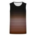thumbnail image 4 of VgaVtl Men's Tank Shirts Cotton Sleeveless Mens Tank Undershirts Athletic Regular Striped Holiday Leisure Shirts,Brown M, 4 of 4