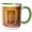 Green/White, variant on 3drose, Morocco, Ouarzazate Province. View of Atlas Film Studio, 11oz Two-tone Red Mug