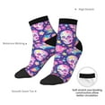 thumbnail image 6 of Pofeuu Skull rainbow mushroom colorful Print 30cm Socks, Adult Running Hiking Socks for Youth and Adult, 6 of 7