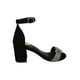 thumbnail image 2 of SANDALIAS DE VESTIR LEON MUJER NEGRO GAMUZA 3015, 2 of 4