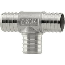 Boshart & Plumbeeze PE-PS-T10 1 in. Stainless Steel PEX Tee