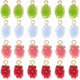 thumbnail image 1 of 24 colgantes de resina de uva en 4 colores, dijes de frutas de resina, dijes de uva frambuesa 3D, cuentas colgantes con forma de fruta con lazo, 1 of 6