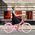 thumbnail image 3 of 20 inch Bike for Kids, SHINPT Girls Bike with Woven Basket, Kid Bike 20in for Girls 7-10 with Multiple Colors, 20" Toddler Bike for Girls, Mini Bike for Best Birthday Gift, 3 of 8