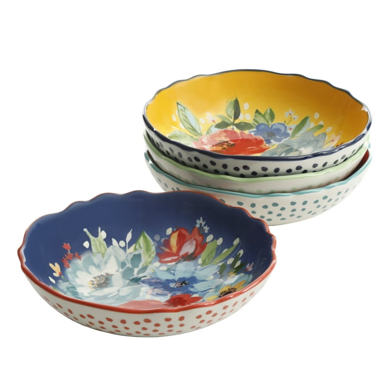 The Pioneer Woman Melody 4-Piece Pasta Bowl Set 
