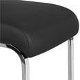 thumbnail image 3 of Yaheetech 2pcs Modern PU Leather Dining Chairs Dining Room Metal Seat Kitchen Furniture Black, 3 of 13