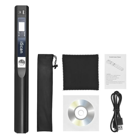 Portable Handheld Wand Wireless Scanner Formate LCD Display with Protecting