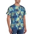 thumbnail image 2 of Qekee Hawaiian Style Classic Fit T-Shirt Men's Shirt Men's Tight Short Sleeves for Exercise, Running, Mountaineering - Hawaiian Style, 2 of 9