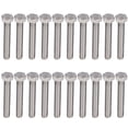 thumbnail image 1 of 20 piezas perno hexagonal tornillos de rosca gruesa pernos completamente roscados acero inoxidable A2 M10x1.5 DIN 933M10x70 VoborMX herramienta, 1 of 8