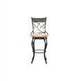 thumbnail image 2 of Hillsdale Pompei 24" Swivel Counter Stool in Black Gold, 2 of 3