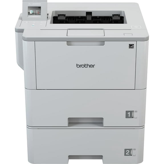 Restored Brother HL-L6400DWT Mono Laser Printer – 50 ppm, B/W Printing, Multi-Language, USB/WiFi/Ethernet, Extra Tray – Nordic Model P/N : HLL6400DWTZW1