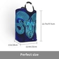 thumbnail image 3 of Aries Collapsible Laundry Basket Organizer, Bathroom Dirty Clothes Organizer Square Laundry Basket Laundry Hamper, 50L Large Capacity, 3 of 6