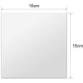 thumbnail image 3 of Acrylic Mirror Sheets, 25Pcs DIY Square Mirror Self Adhesive Wall Stickers With Distorting Effect At Long Distance Tiles 3D Mirror Decor for Home Living Room Bedroom Decor (15cm), 3 of 8
