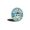 thumbnail image 3 of Beach-Lover Novelty Decor, Metal Wall Sign - 12" Circle, 3 of 4