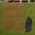 thumbnail image 6 of AMLESO Soccer Training Agility Poles, Soccer Training Sticks Football Practice Poles for Practice, Baseball, Improve Agility Balance Red, 6 of 10