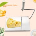 thumbnail image 2 of Cortador De Queso De Acero Inoxidable Con Alambre Afilado Multifunciones Cortador De Queso Doméstico Con 4 Pies Antideslizantes Para Mantequilla Fruta Vegetal Cocina Minnieouse HA014201-00, 2 of 6