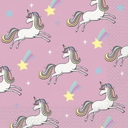 Way to Celebrate! Dreamy Unicorn Paper Luncheon Napkins, 6.5in, 20ct