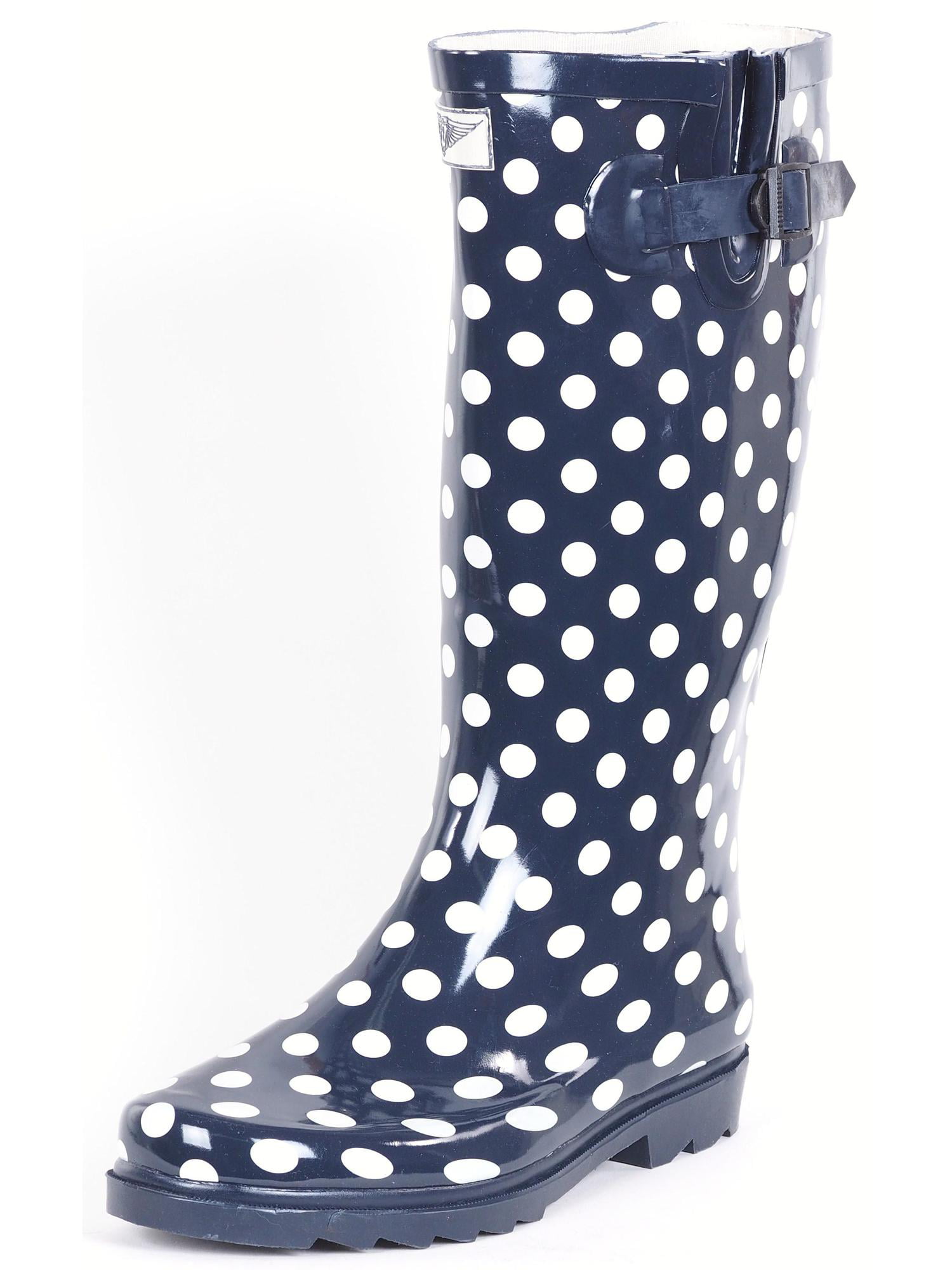 walmart women's rubber rain boots