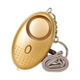 thumbnail image 2 of Llavero 130 DB Alarma Emergencia Alerta Antiataque para Mujeres Ancianos (dorado), 2 of 2