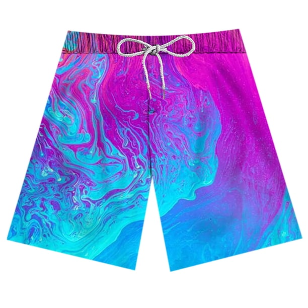 Hombres y mujeres Cinco puntos Deportes transpirables Surf Impresión 3D Playa Vacaciones Playa Pantalones cortos Bañadores Fridja fhjkhfk461443