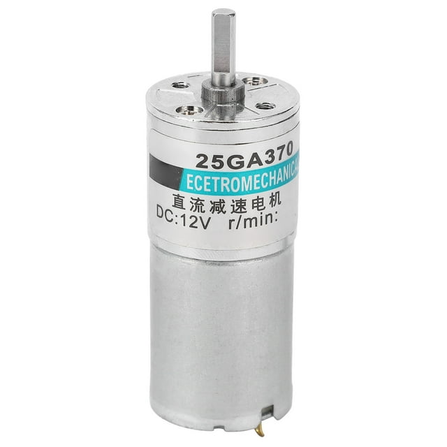 Motor de reducción de velocidad, Motor de engranajes de CC Motor micro CWCCW Motor de baja velocidad de CC Salida de alta intensidad