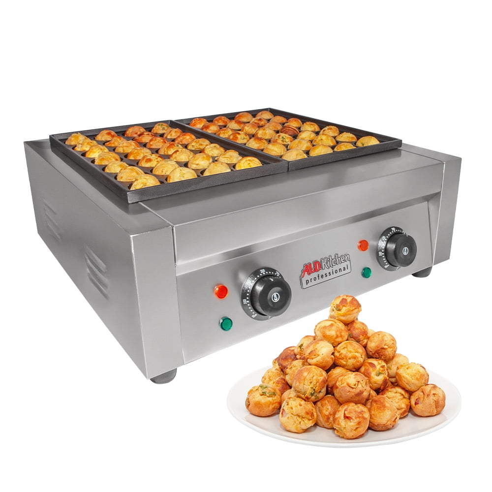 ALDKitchen Double Takoyaki Grill Electric Takoyaki Machine 56 Pcs