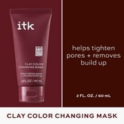 ITK Clay Color Changing  Mask with Kaolin Clay |Deep Pore Cleanser + Pore Minimizer, 2 oz