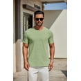 thumbnail image 2 of Men's T Shirts Short Sleeve Classic V Neck T-Shirt Casual Summer Basic Tee Shirt, 2 of 6