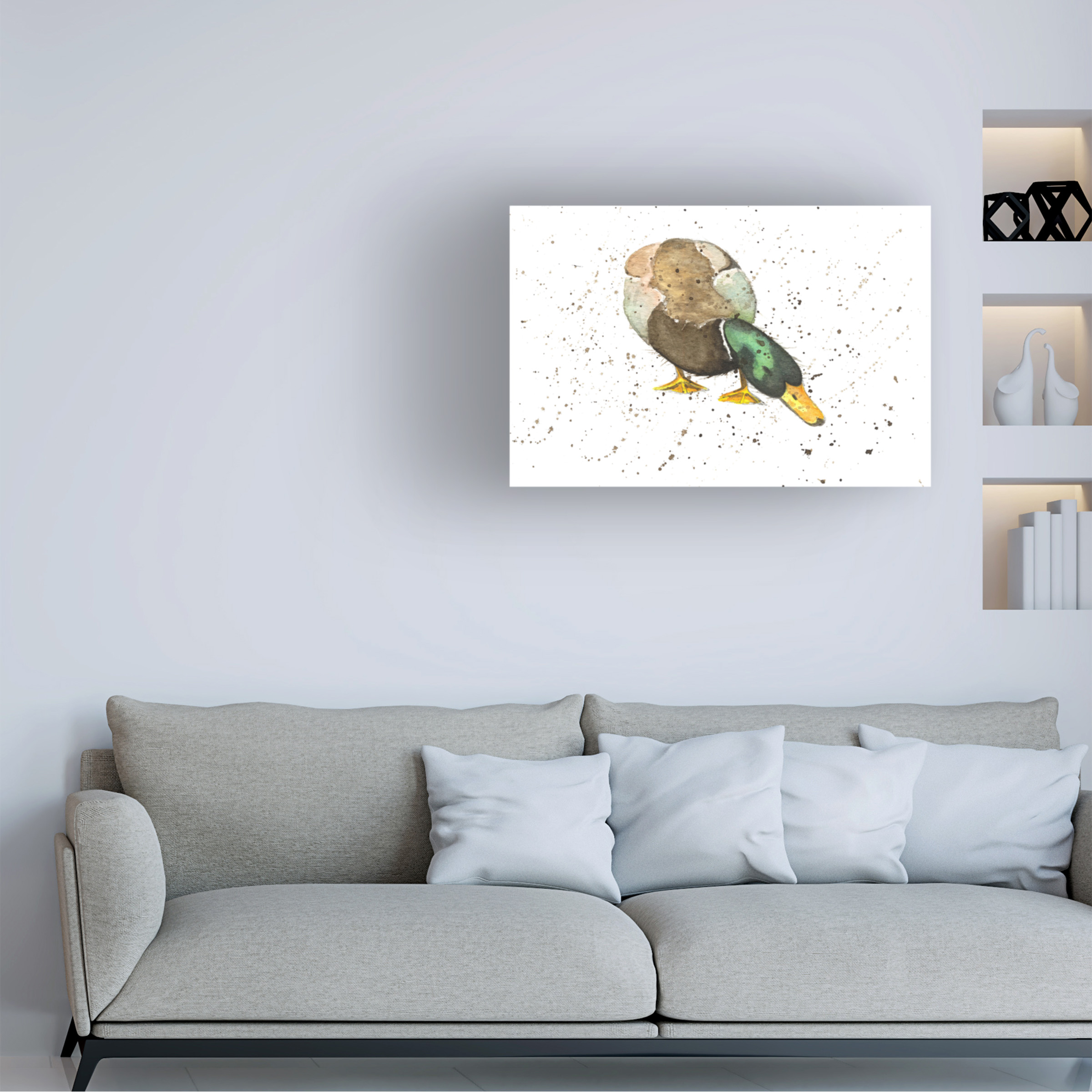 Trademark Fine Art 'Duck 4' Canvas Art by Michelle Campbell