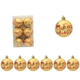 thumbnail image 2 of Christmas Balls Christmas Tree Decoration Balls Powder Balls Christmas Hanging 6cm Christmas Decoration Small Pendant, 2 of 6