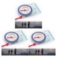 thumbnail image 4 of tamizeot Accurate And Durable Portable Survival Compass For Outdoor Exploration Portable Survival Compasses 3Set, 4 of 6