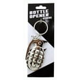 thumbnail image 2 of Island Dogs Grenade Bottle Opener Keychain, Silver, 2 of 2