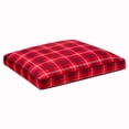 thumbnail image 3 of Vibrant Life Holiday Large Deluxe Gusset Pillow Pet Bed, Fireside Plaid, 42" x 32", 3 of 6
