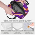 thumbnail image 5 of DouZhe Lunch Bags for Women and Men, Basketball Game Sports Prints Reusable Portable Insulated Cooler Waterproof Lunch Tote Bag for Travel Work Picnic, 5 of 7