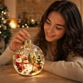 thumbnail image 5 of Akmoler Glowing Christmas Story Ornament, Light-Up Mini Holiday Scene with Warm LED Light, Festive Keepsake Gift for Home Party Tree Mantel, Christmas Decorations & Gifting Use, 5 of 8