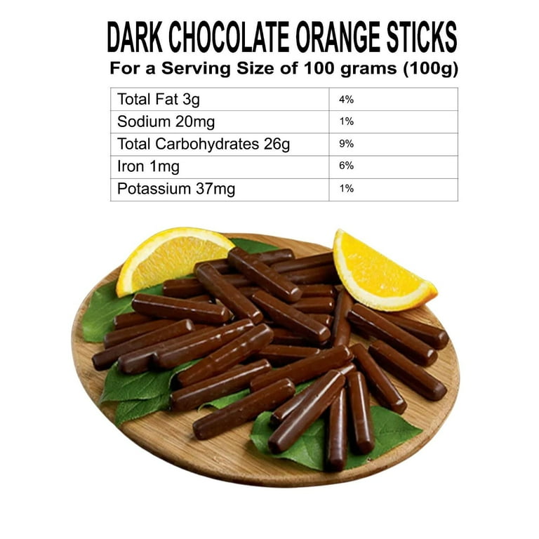 Trader Joe's Dark Chocolate Orange Sticks, 10 Oz, Rich Chocolate